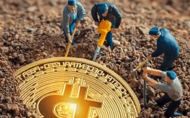 A mining farm with many mining rigs